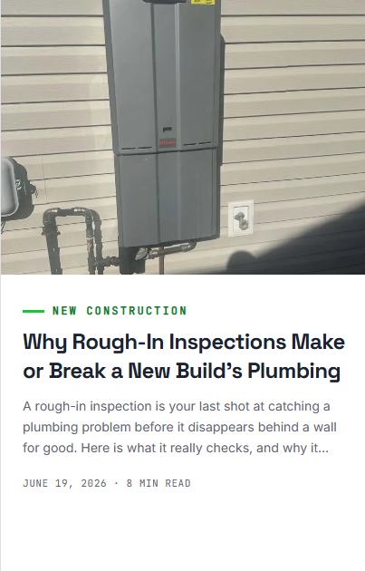 Rough-in inspection plumbing blog post