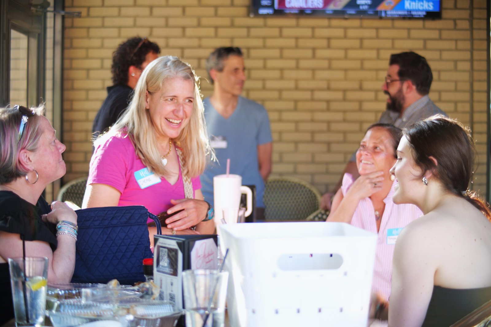 Koford Media event photography at a Charlotte business networking patio event