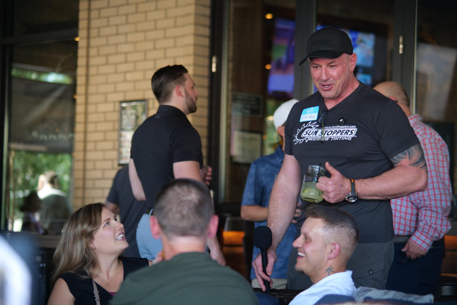Koford Media candid event photography at a Charlotte business networking event